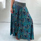 Bedruckte Hose mit elastischer Taille Leichte Hose