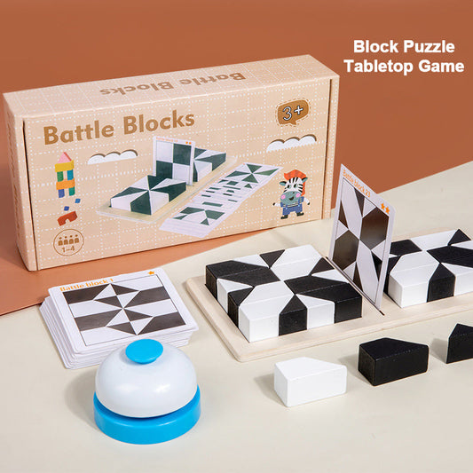 🌸Kreatives Lernpuzzleset für Kinder in Schwarz und Weiß