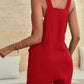 Stilvolle Damen lässig U Hals Sommerurlaub kurze Jumpsuits