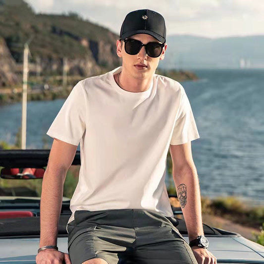 Kurzarm-T-Shirt mit entspannter Passform für Herren