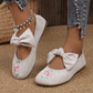 Lässige flache Slip-On-Schuhe mit Stickerei für Damen