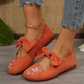 Lässige flache Slip-On-Schuhe mit Stickerei für Damen