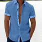 Sommerschlussverkauf - 49% Rabatt 🔥 --- Herren Karo-Kragen Button Down Freizeithemd