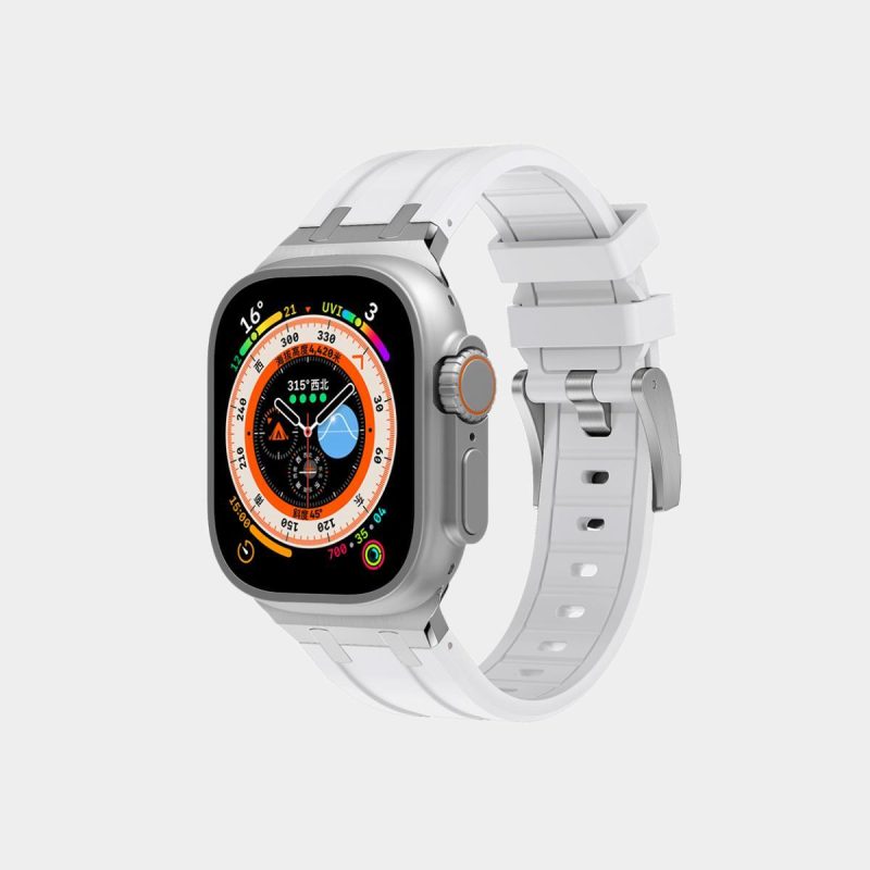 AP Metallkopf-Silikonband für Apple Watch