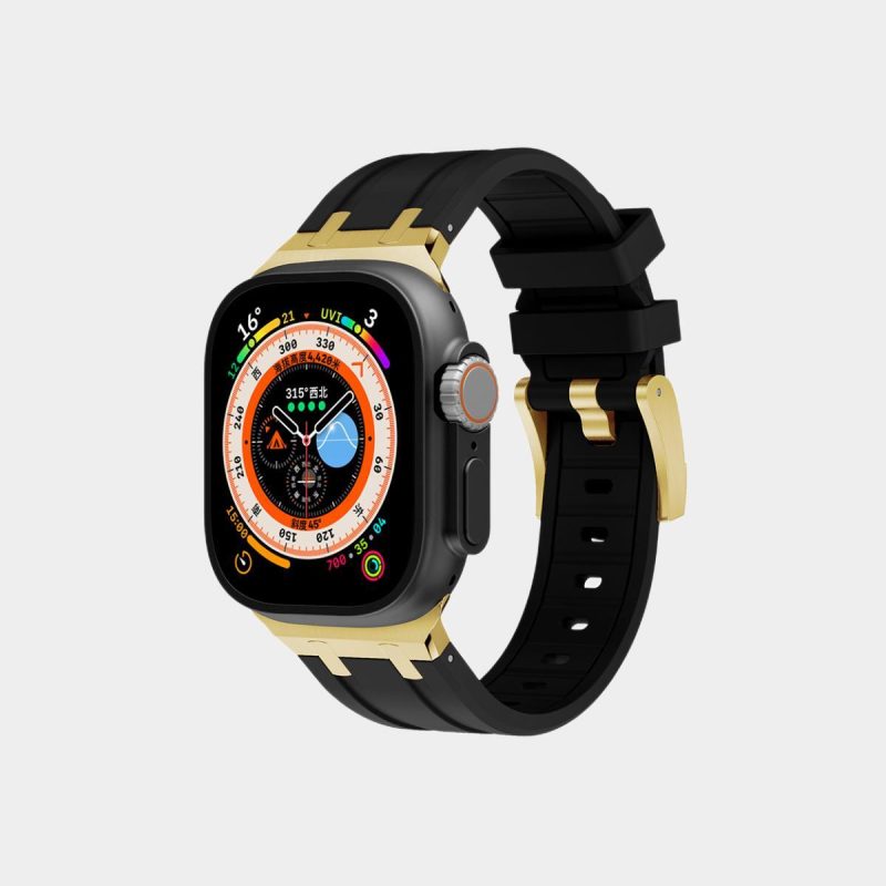 AP Metallkopf-Silikonband für Apple Watch