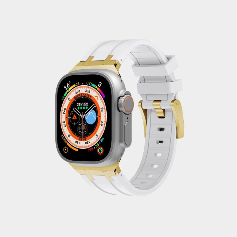 AP Metallkopf-Silikonband für Apple Watch