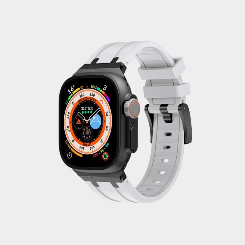 AP Metallkopf-Silikonband für Apple Watch