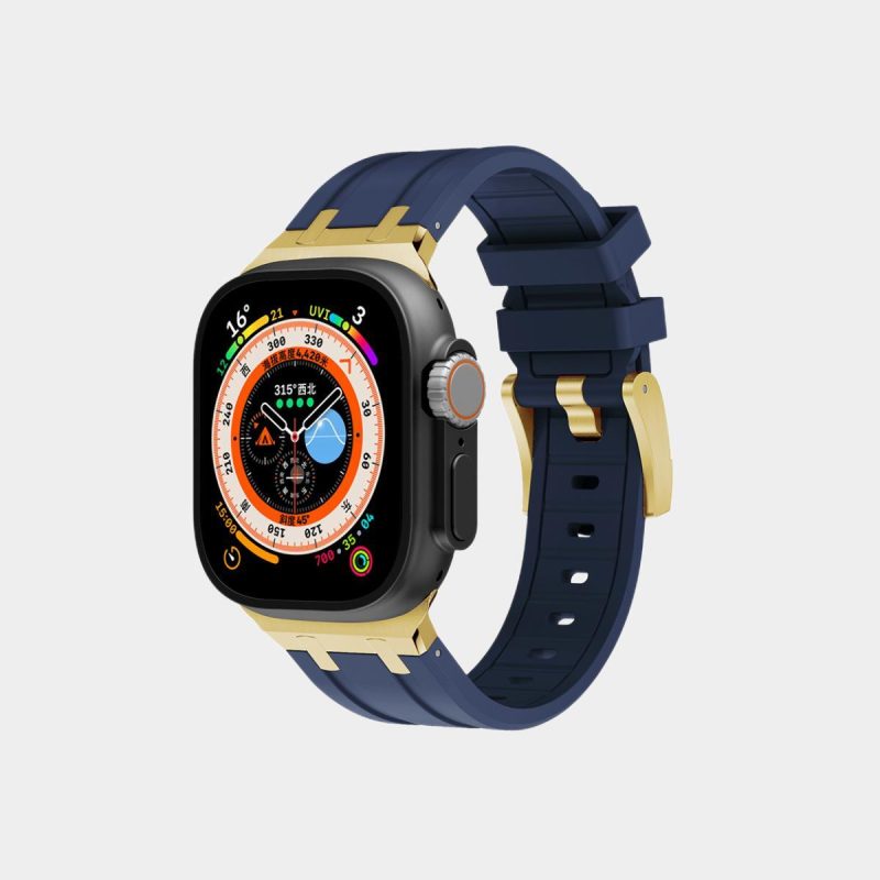 AP Metallkopf-Silikonband für Apple Watch