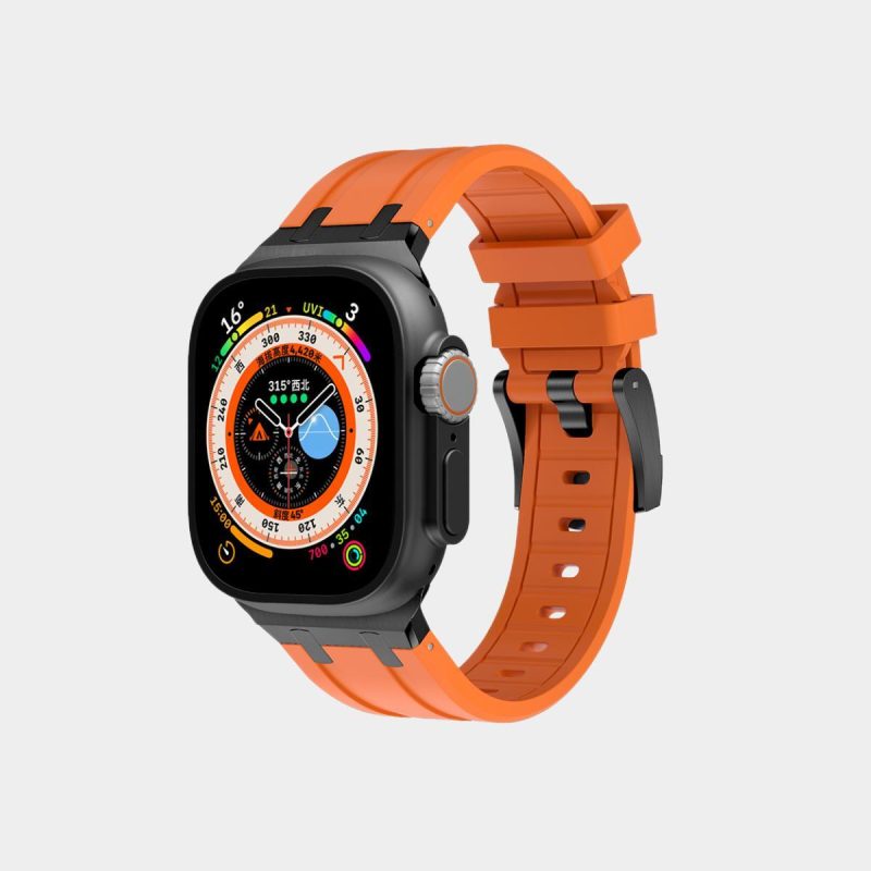 AP Metallkopf-Silikonband für Apple Watch