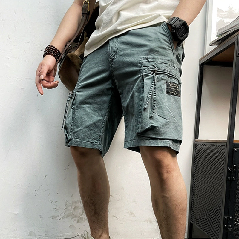 Shorts in Übergröße mit mehreren Taschen für Herren