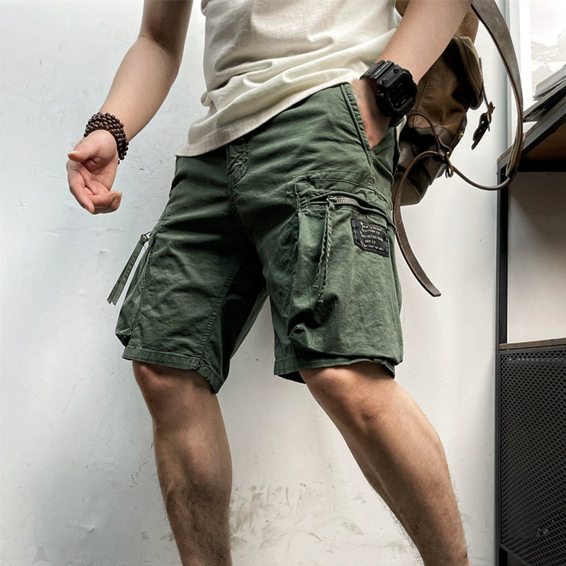 Shorts in Übergröße mit mehreren Taschen für Herren