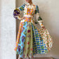 Vintage und einzigartiges Graffiti-Kleid
