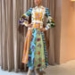 Vintage und einzigartiges Graffiti-Kleid