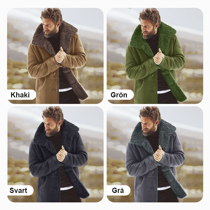 🎅🎅🎊Weihnachtsausverkauf -49% RABATT🎅🎅🎊 Herren Winterjacke aus dickem Plüsch