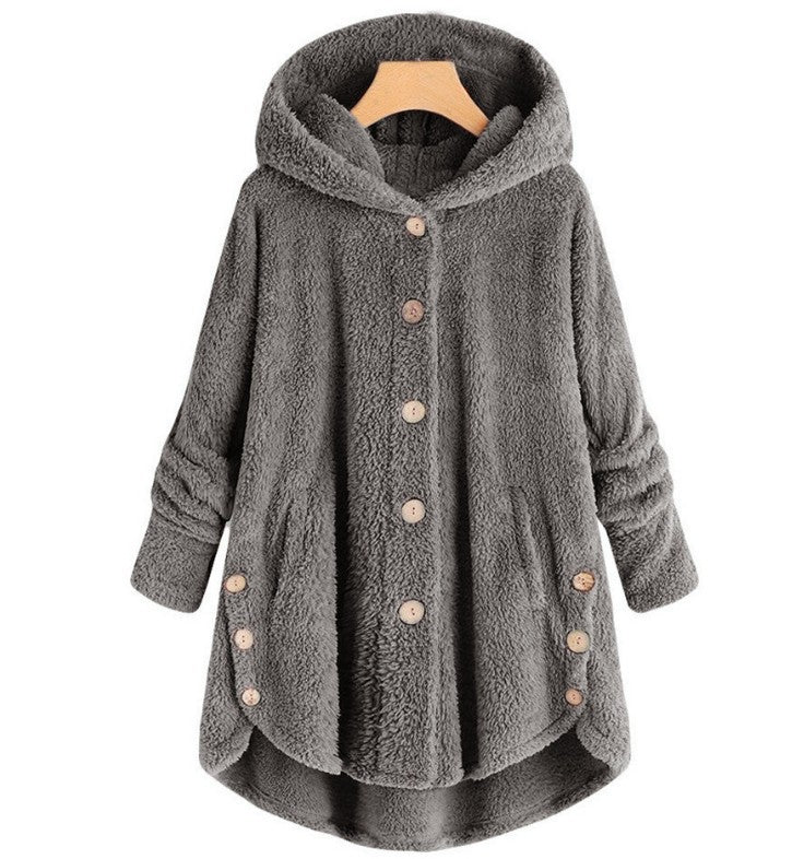 Damen-Kapuzenjacke aus Fleece, neue Kollektion 2023