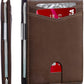 Elegante Business-Herren-Brieftasche aus echtem Leder mit Diebstahlschutz