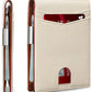 Elegante Business-Herren-Brieftasche aus echtem Leder mit Diebstahlschutz