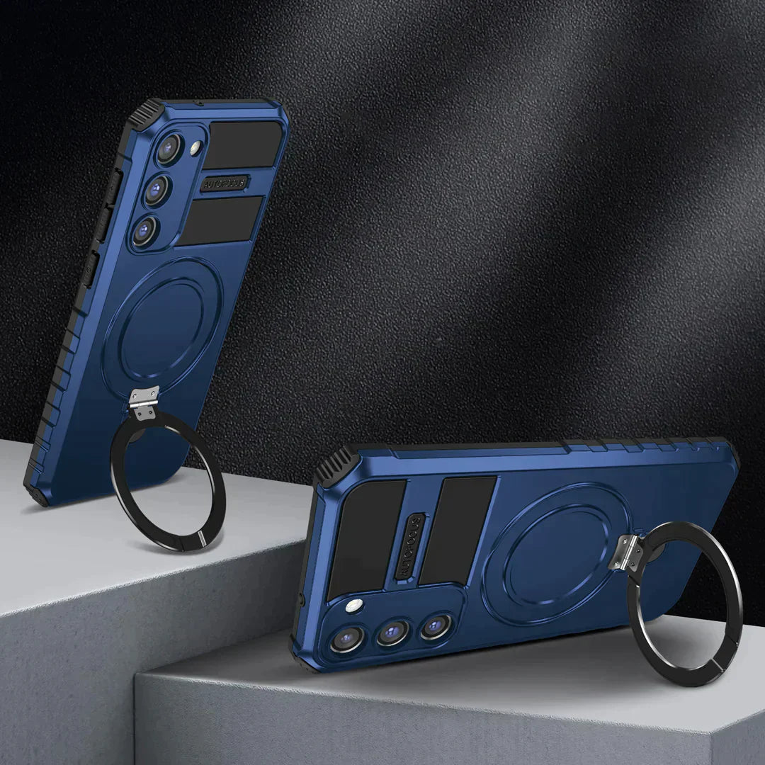 ARMORER Full-Wrap Folding Magnetische Halterung Case Cover für Samsung