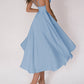 Elegantes Kleid mit V-Ausschnitt und Trägern