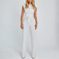 Ärmelloser Jumpsuit mit weitem Bein für Damen
