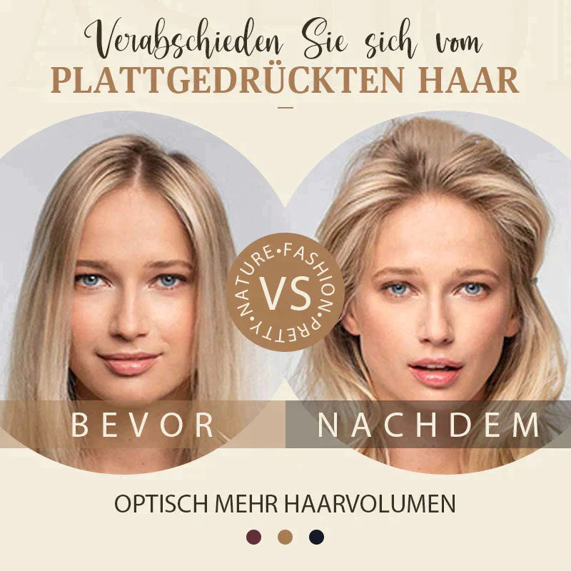 2 Stück unsichtbare flauschige Volumenlift-Haarspangen