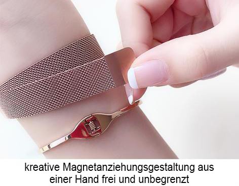 ( Im Sale 52% ) Damen Magnetband Quarzarmbanduhr Sternenhimmeluhr (mit Geschenkbox)