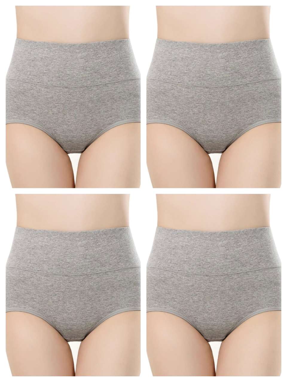 Baumwollunterwäsche mit hoher Taille für Damen