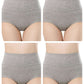 Baumwollunterwäsche mit hoher Taille für Damen