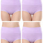 Baumwollunterwäsche mit hoher Taille für Damen