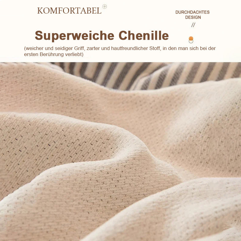 Doppelseitiger Chenille-Sofabezug