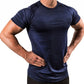 Einfarbiges, lässiges Sport-T-Shirt