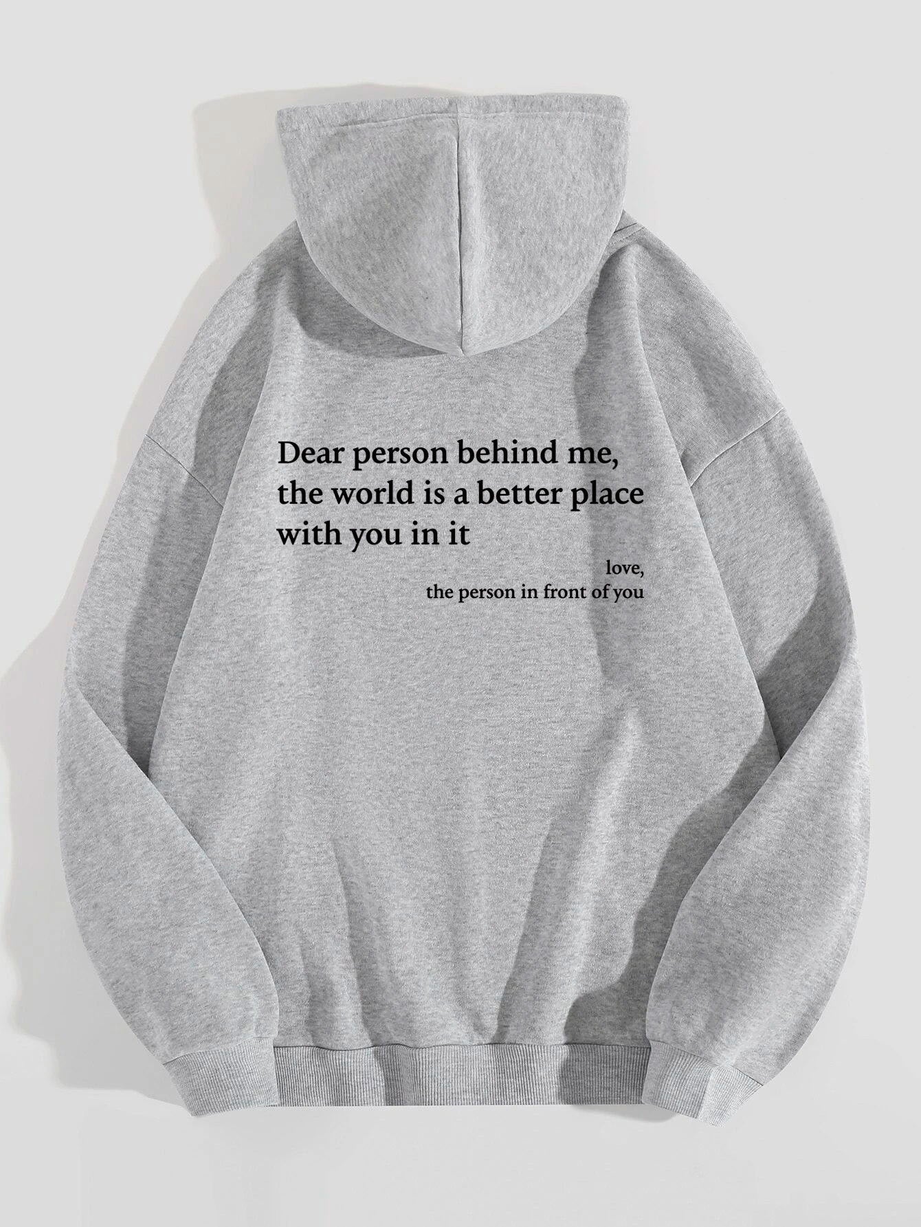 Sweatshirt 'Liebe Person hinter mir'