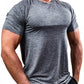 Einfarbiges, lässiges Sport-T-Shirt