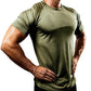 Einfarbiges, lässiges Sport-T-Shirt