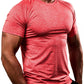 Einfarbiges, lässiges Sport-T-Shirt