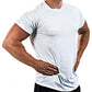Einfarbiges, lässiges Sport-T-Shirt
