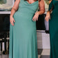 Lulah Drapiertes Maxikleid mit integriertem BH
