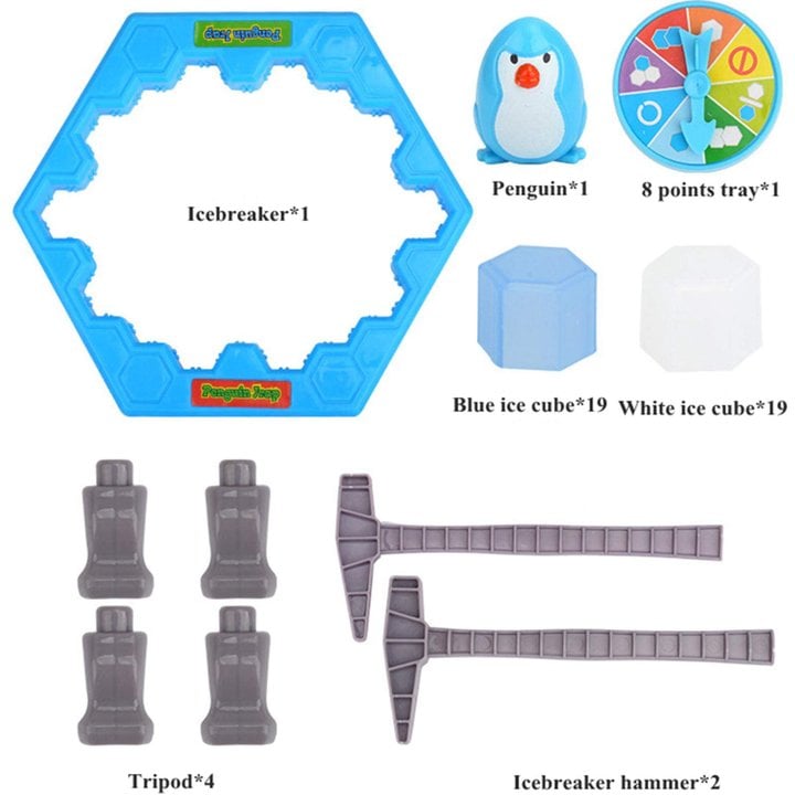 🎅Früher Weihnachtsverkauf 41 % Rabatt🐧Eisbrecher-Pinguin, klopfendes Plastik-Eisblockspielzeug🧊