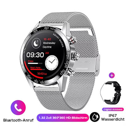 NEUE SMARTWATCH BENUTZERDEFINIERTES ZIFFERBLATT, SPORT WASSERDICHT BLUETOOTH  ANRUF SMARTWATCH ECG+PPG