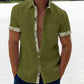 Sommerschlussverkauf - 49% Rabatt 🔥 --- Herren Karo-Kragen Button Down Freizeithemd