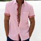 Sommerschlussverkauf - 49% Rabatt 🔥 --- Herren Karo-Kragen Button Down Freizeithemd