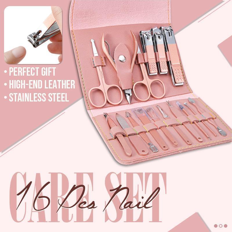 16 PCS Nagelpflege-Set（Zehn Farben）