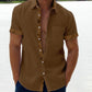 Sommerschlussverkauf - 49% Rabatt 🔥 --- Herren Karo-Kragen Button Down Freizeithemd