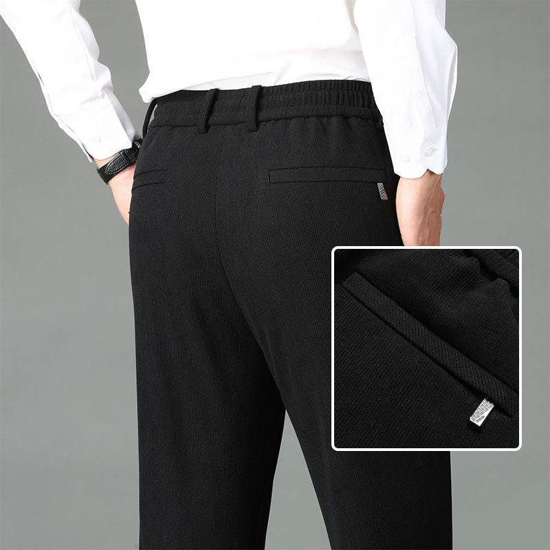 Schönes Geschenk! Herren-Cordhose mit verdickter elastischer Taille