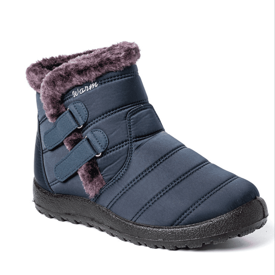 Wasserdichte Damen Schneestiefel Winterschuhe mit warmem Plüsch Fleece gefüttert Ankle Booties