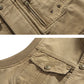 Herren Multi-Pocket Vintage Weste