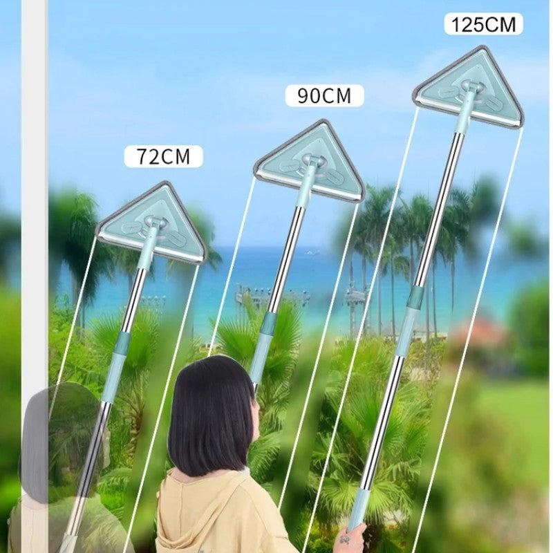 Multifunktionaler drehbarer Dreiecksmop mit langem Stiel