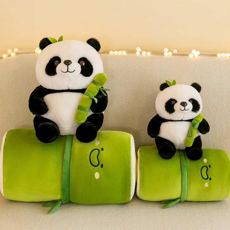 Lustige Geschenke - Süße Bambus-Panda-Plüschpuppe