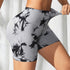 Zufällig gefärbte High-Stretch-Fitness-Shorts